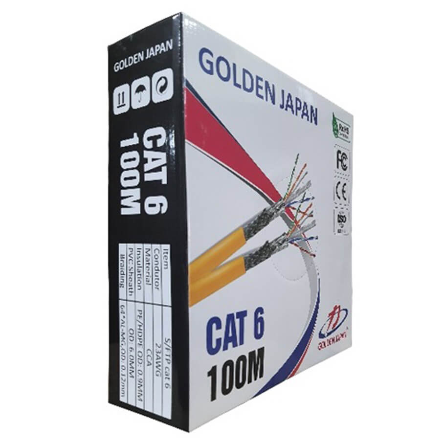  Cáp mạng Golden Japan SFTP CAT.6 (100m/cuộn)
